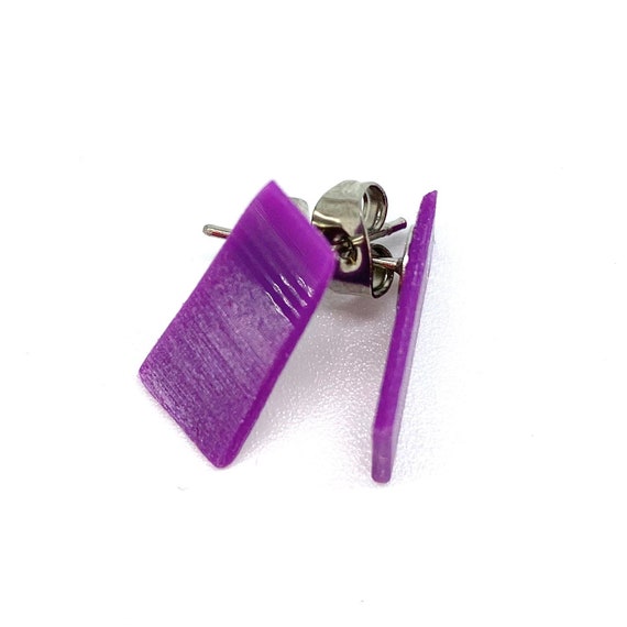 Upcycled Vinyl Record Earrings - Nothing New by Ruthie Ru