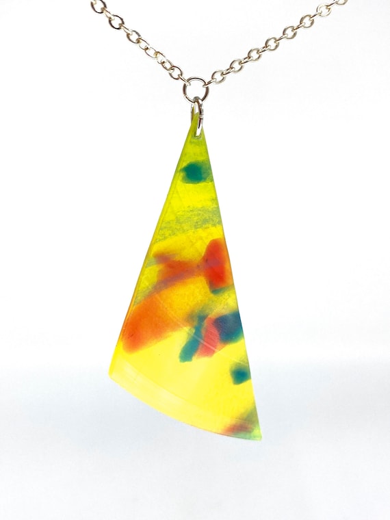 Upcycled Vinyl Record Necklace - Nothing New by Ruthie Ru