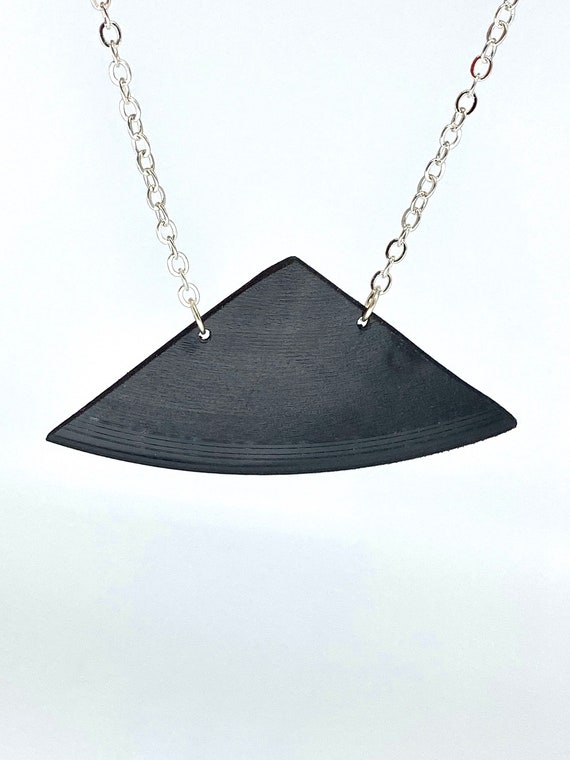 Upcycled Vinyl Record Necklace - Nothing New by Ruthie Ru