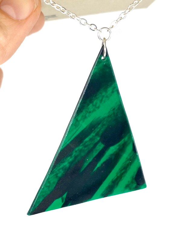 Upcycled Vinyl Record Necklace - Nothing New by Ruthie Ru