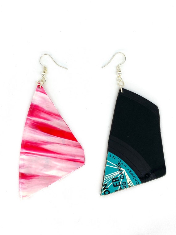 Upcycled Vinyl Record Jewellery - Nothing New by Ruthie Ru