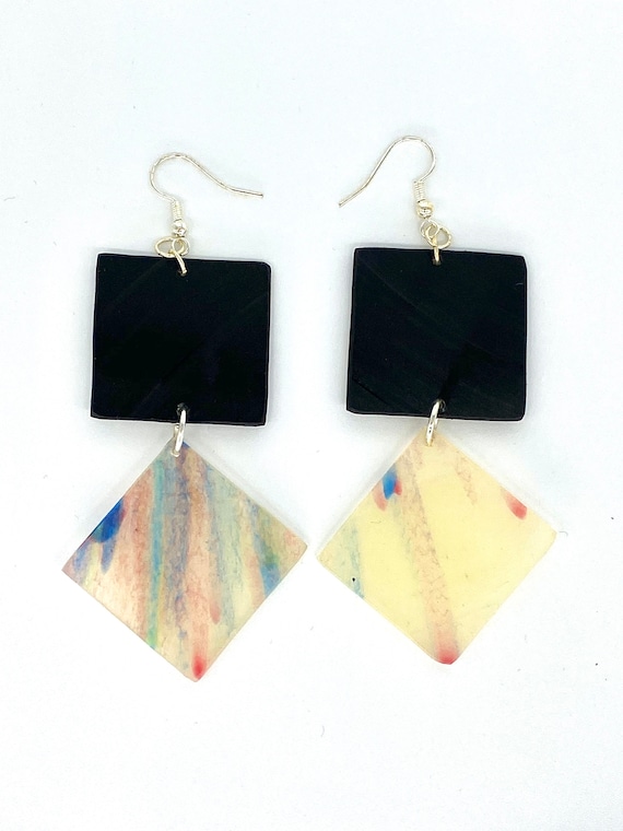 Upcycled Vinyl Record Jewellery - Nothing New by Ruthie Ru