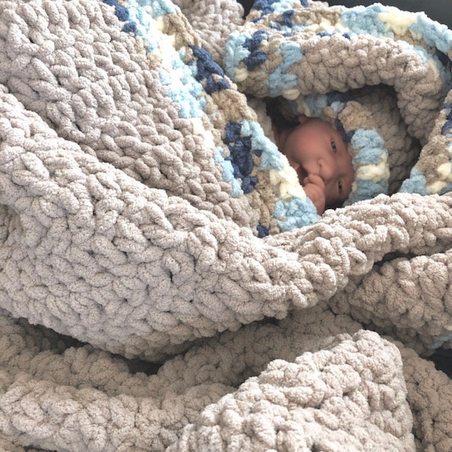Crochet Baby Blanket Hat Set Prices Based On Size Many Color Size