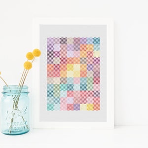 Squares with Concentric Circles Bookmark Counted Cross Stitch Kit – The Art  of Cross Stitch