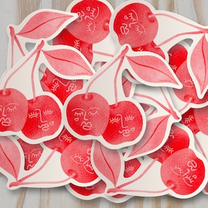 Cherry Lovers Vinyl Sticker