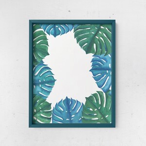 Monstera Watercolor Print