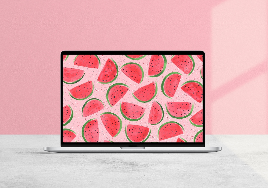 Watermelon Desktop Wallpaper - Etsy
