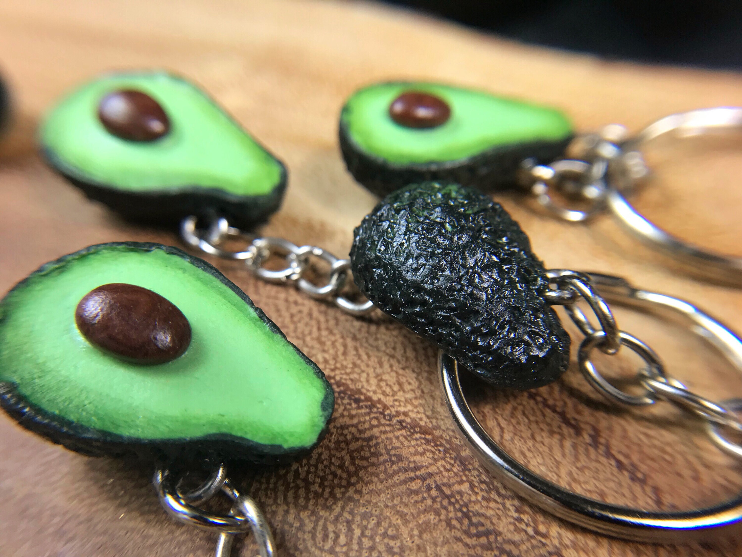 Avocado Keychain