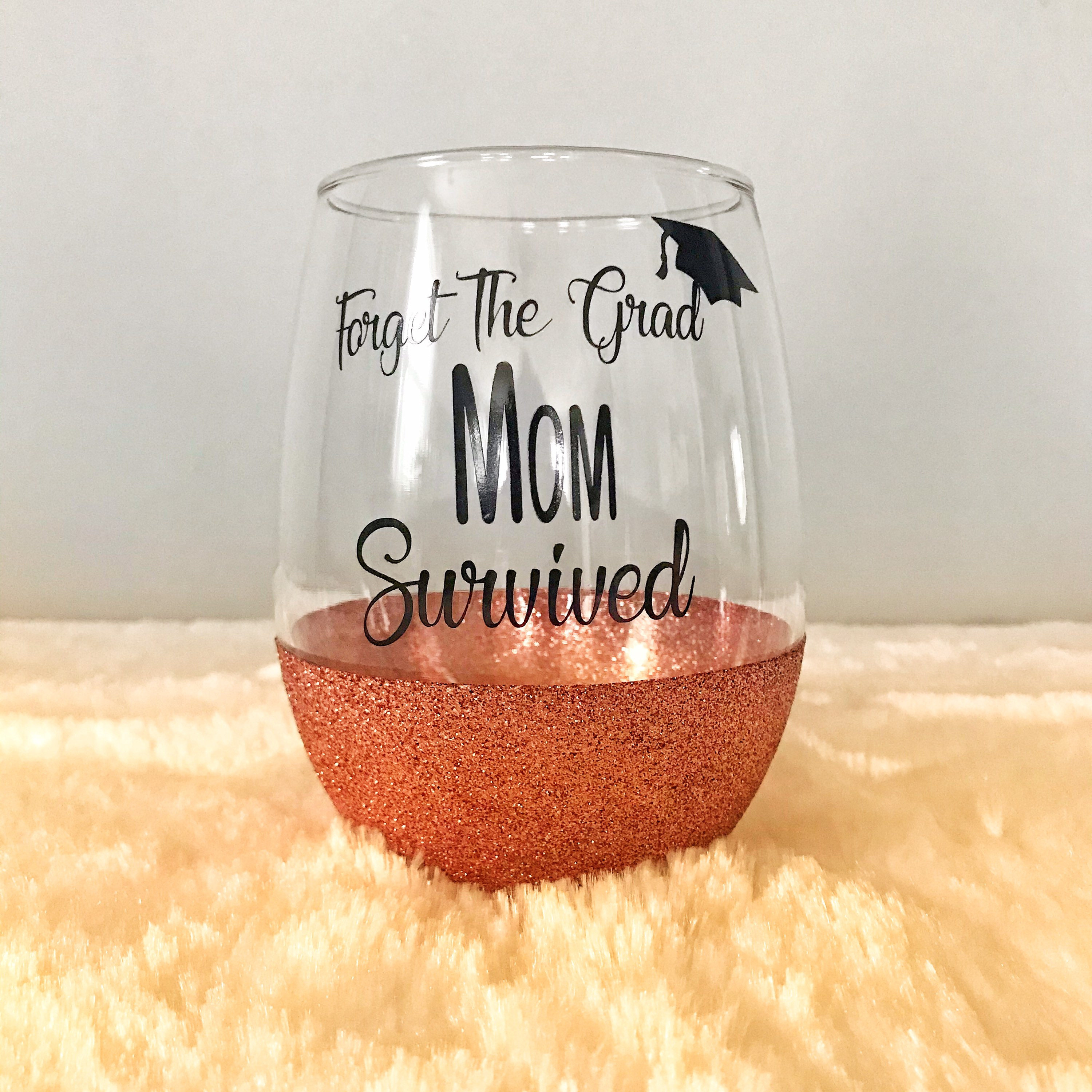 Graduation drinking glasses on sale