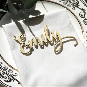 Hochzeit Tischkarten, Benutzerdefinierte Ort Name Karten, Personalisierte Dinner Tischkarte, Hölzerne Eskort Karte, Event oder Weihnachtsfeier Dekoration