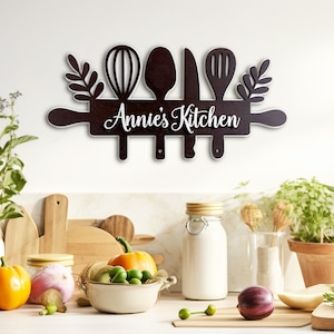 Custom Wood Sign for Kitchen, Kitchen Wood Sign, Personalized Kitchen Signs, Mothers Day Gift, Custom Kitchen Sign, Wall Decor, Home decor