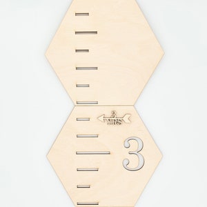 Height Marker Arrows for Growth Chart Ruler wooden, set of 20, Growth Chart Add-On image 2