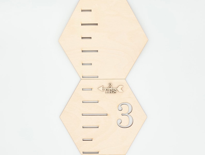 Height Marker Arrows for Growth Chart Ruler wooden, set of 20, Growth Chart Add-On image 2