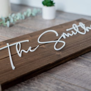 Custom Wood Sign, Personalized Family Name Sign, Wedding Gift, Last Name Pallet Sign, Anniversary Gift, Home Wall Decor