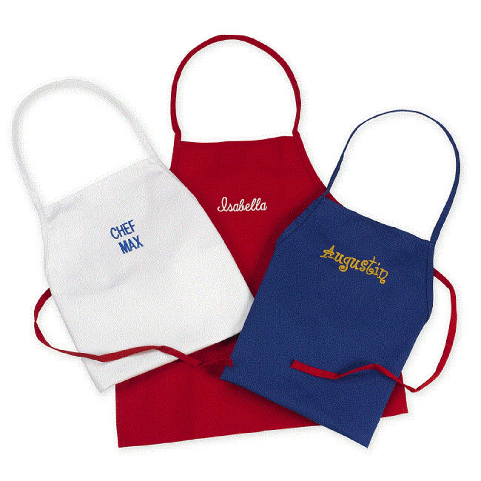 Personalized Kid Apron Kids Aprons Embroidered Etsy