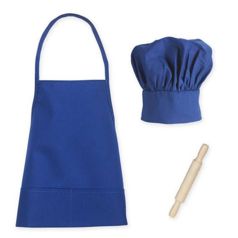 Kids Apron & Chef Hat and Rolling Pin Set Add Etsy