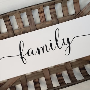 Family sign - Family Decor - Home Decor - Farmhouse Family Sign - Wall Decor - Gifts