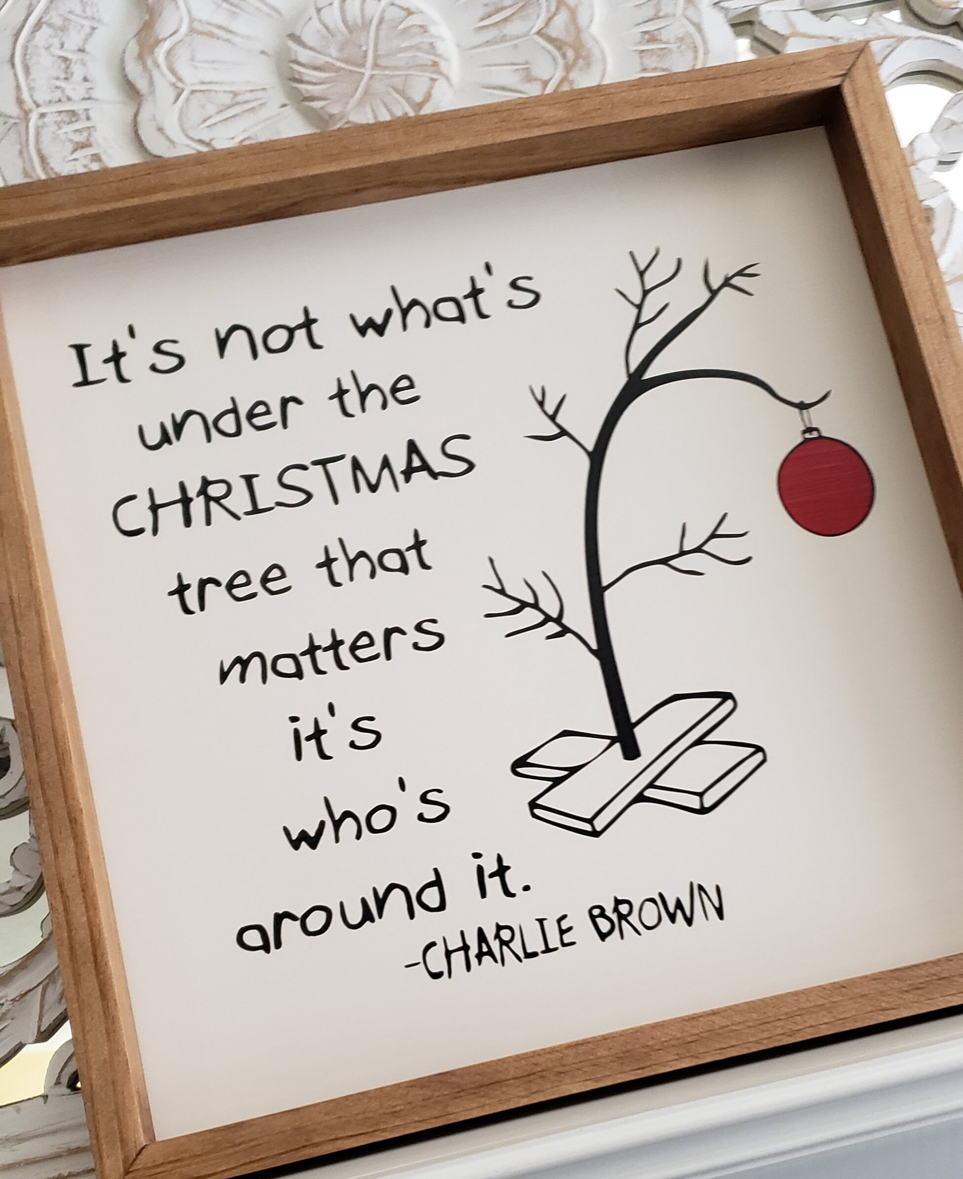 It's Not What's Under the Christmas Tree That Matters Wood Sign ...