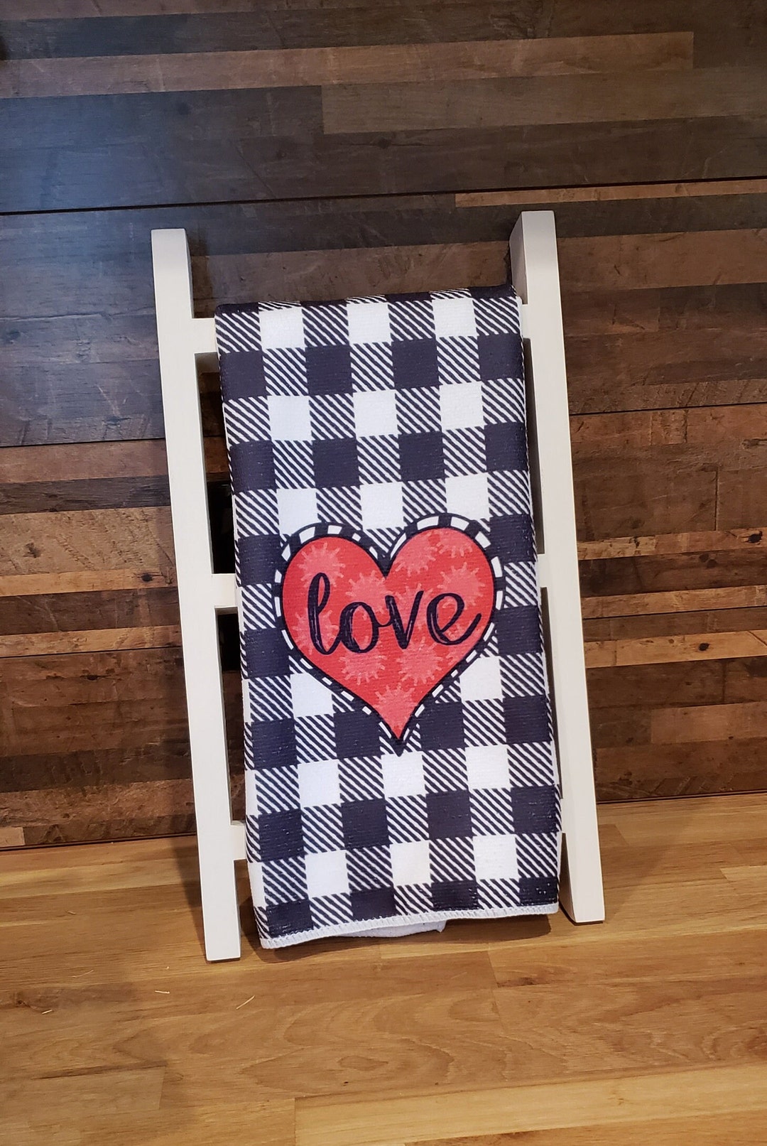 Kitchen Towel Ladder Tea Towel Ladder Kitchen Decor Home Etsy España