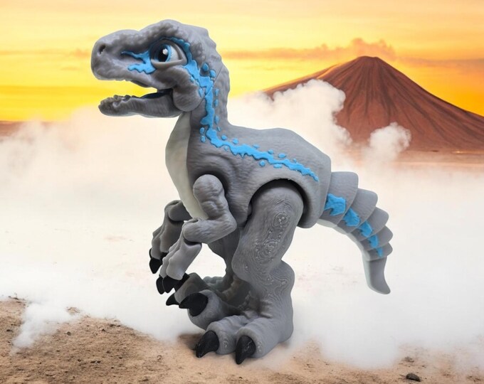 Mini Articulated Velociraptor Figurine - Perfect for Dinosaur Lovers ...