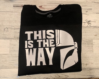 This is the way shirt, the mandalorian inspired shirt, Star Wars inspired tee, men and women’s unisex tee