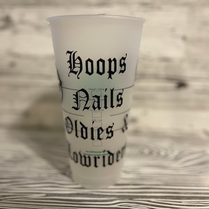 Lowrider Starbucks Cup, oldies cup, bruine trots, chicana, chola cup, aangepaste tumbler, Latina, cholo cup, gepersonaliseerd cadeau