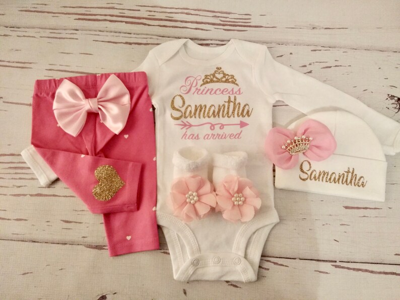 Baby Girl Clothes Baby Girl Coming Home Outfit Newborn Take Etsy