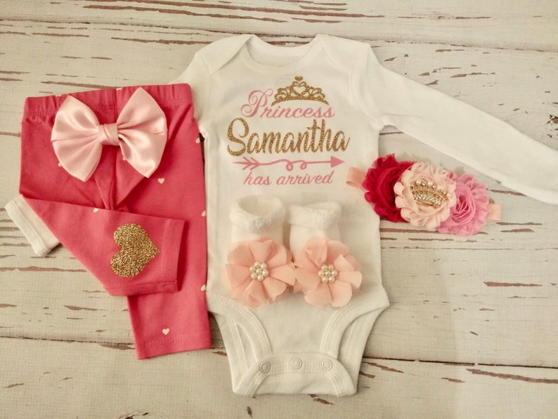 Baby Girl Clothes Baby Girl Coming Home Outfit Newborn Take Etsy
