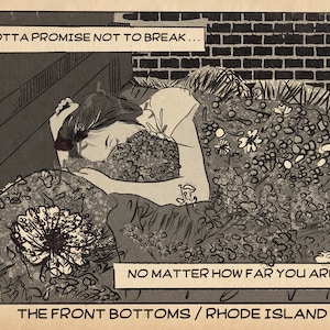 The Front Bottoms Rhode Island Inspired Comic Print