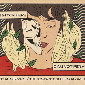 The Postal Service Inspired Such Great Heights Comic Print