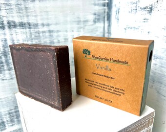 Vanilla Oak Soap, Woodsy Vanilla Scented 3.5 Ounce Bar Soap