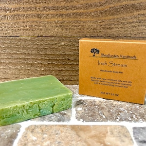 Irish Stream Soap, Unisex Soap 3.5 Ounce Handmade Bar