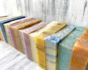 Bulk Soap Sampler, Handmade Soap Variety, Custom Gift Box Options, Plastic Free