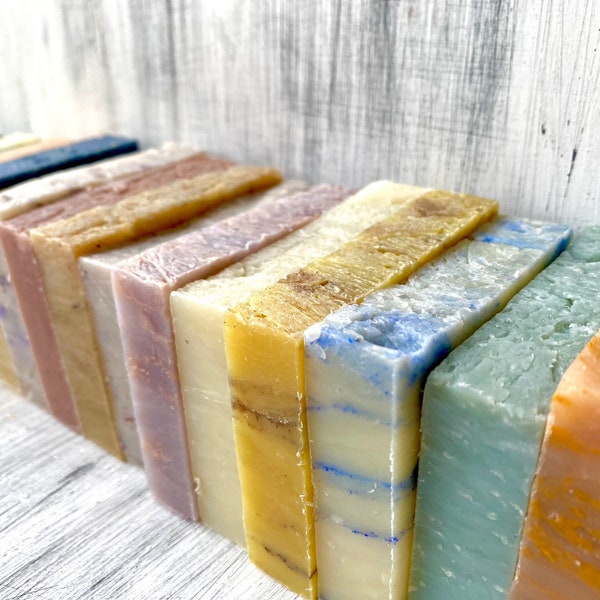 Bulk Soap Sampler, Handmade Soap Variety, Custom Gift Box Options, Plastic Free