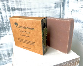Tree Sap Scented Soap, Exfoliating Pumice Soap Bar, Soap For Men