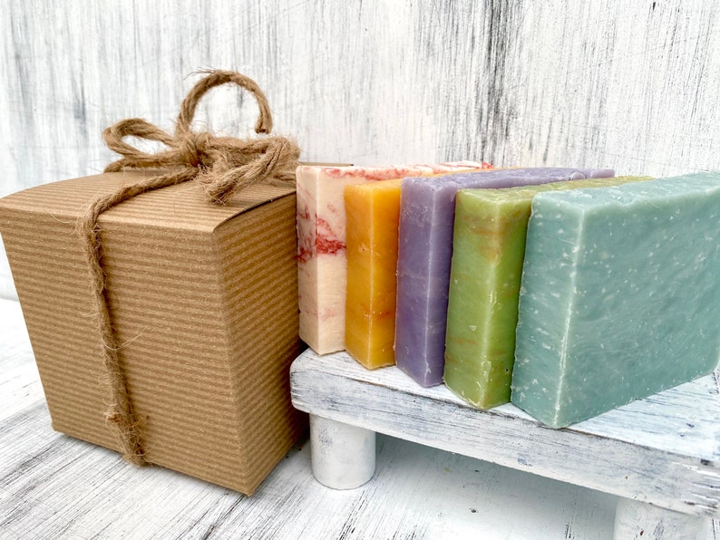 Bulk Soap Sampler Handmade Soap Variety Custom Gift Box Etsy