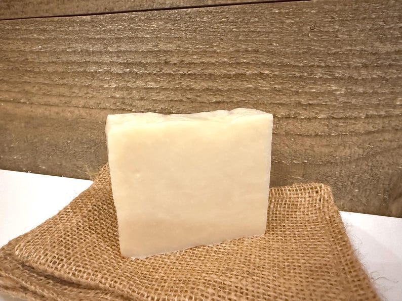 Unscented Shea Butter Soap, Hypoallergenic for Sensitive Skin, Handmade All Natural, Vegan image 6