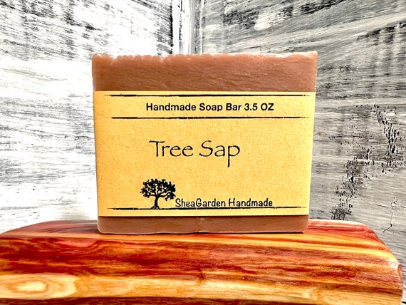 Tree Sap Scented Soap, Exfoliating Pumice Soap Bar, Soap for Men 