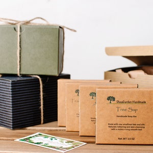 Massenseife, handgemachte Seifenvielfalt, benutzerdefinierte Geschenkboxoptionen, plastikfrei Bild 10