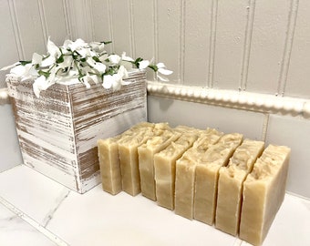 Uncured Fresh Made Soap, All Natural Soap, Full Soap Loaf Or Precut, Tea Tree Oil Soap