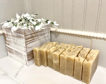 Uncured Fresh Made Soap, All Natural Soap, Full Soap Loaf Or Precut, Tea Tree Oil Soap