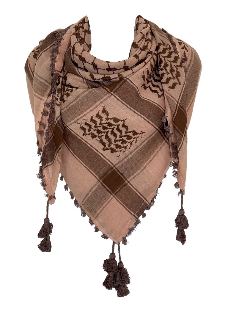 Arab Shemagh Keffiyeh Middle Eastern Head Scarf Neck Wrap Etsy