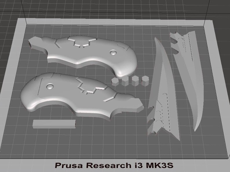 Gears of War Commando Knife STL. Etsy