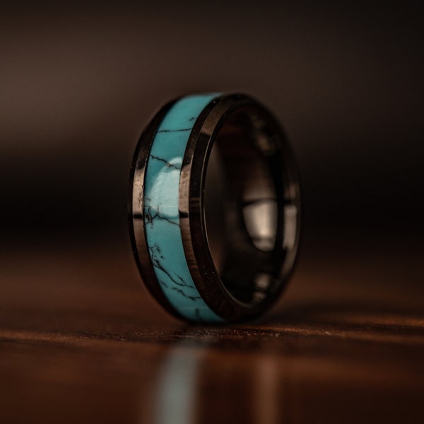 Mens Turquoise Ring Etsy