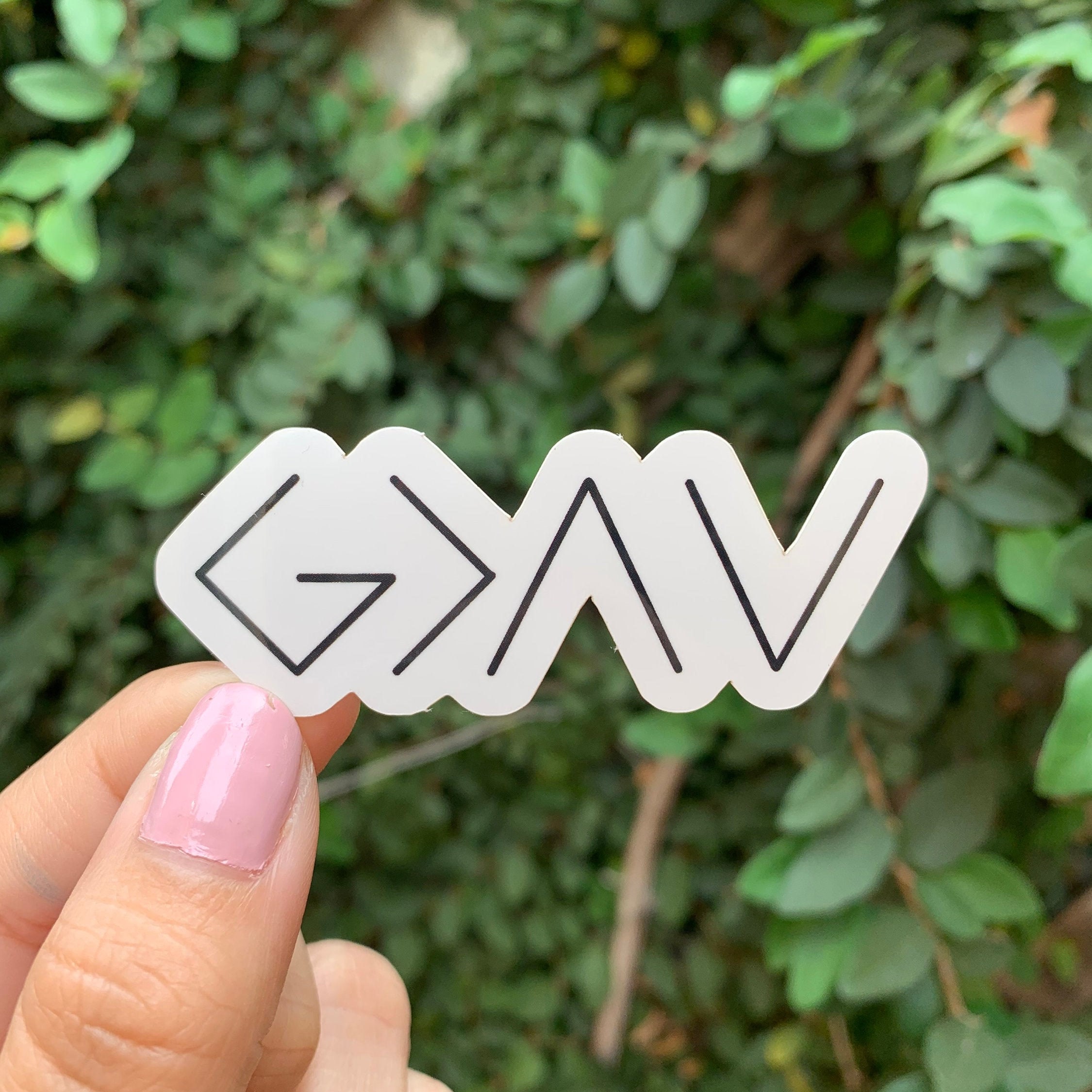 God is Greater than the Highs and Lows Vinyl Waterproof Christian Sti…