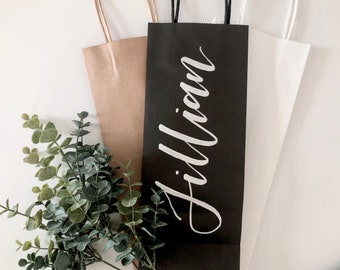 paper wine bags with handles