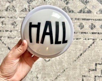 HALL Tap Light, Student Sign-Out Tap Light, classroom management tool, classroom decor, vinyl decal, back to school, classroom supplies