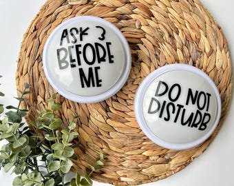 Do Not Disturb Tap Light, Teacher Tap Light, classroom management tool, classroom decor, vinyl decal, back to school, classroom supplies