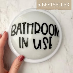 Bathroom In Use Tap Light, Classroom Management Tool, Teacher Supplies