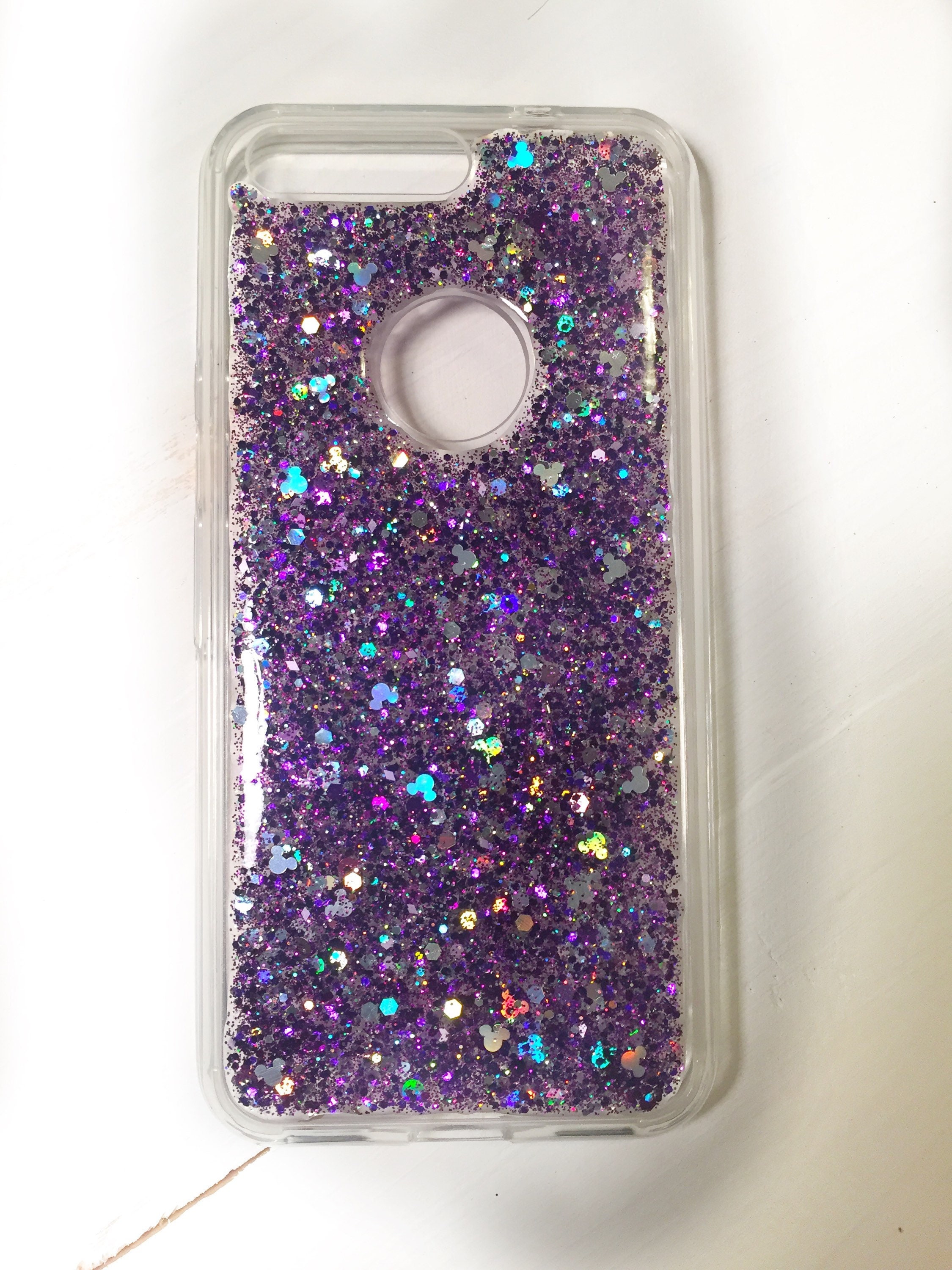 iphone 8 case purple glitter iphone 8 case purple glitter